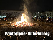 Winterfeuer in Unterbiberg am 25.01.2025 (©Foto: Marikka-Laila Maisel)